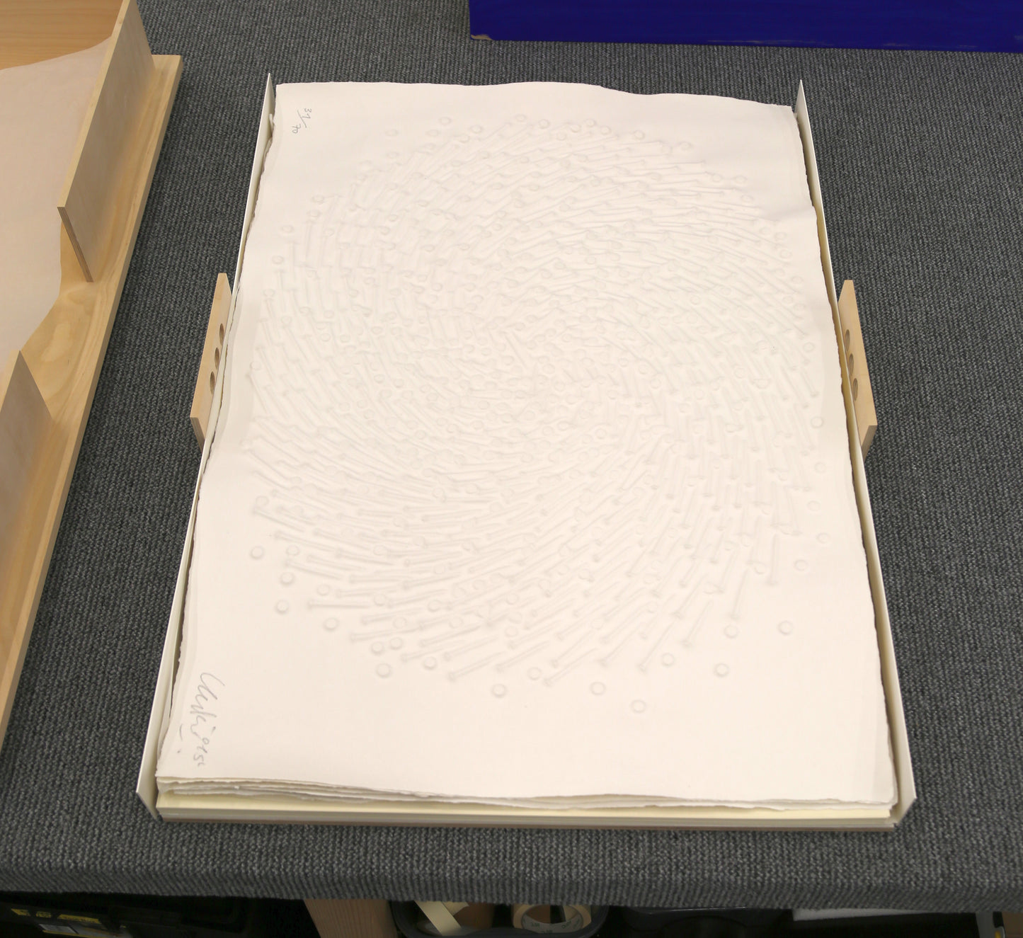 Günther Uecker - Huldigung an Hafez (2015), vollständige Mappe mit 42 Grafiken
