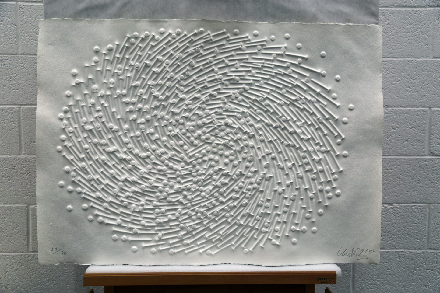 Günther Uecker - Huldigung an Hafez (2015), vollständige Mappe mit 42 Grafiken
