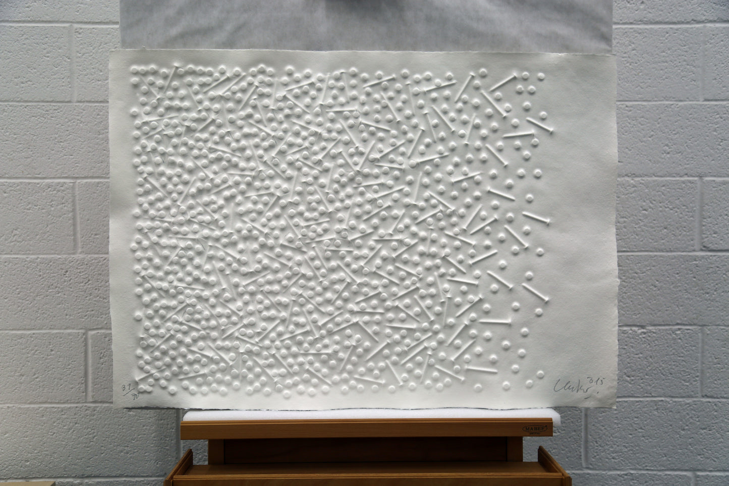 Günther Uecker - Huldigung an Hafez (2015), vollständige Mappe mit 42 Grafiken