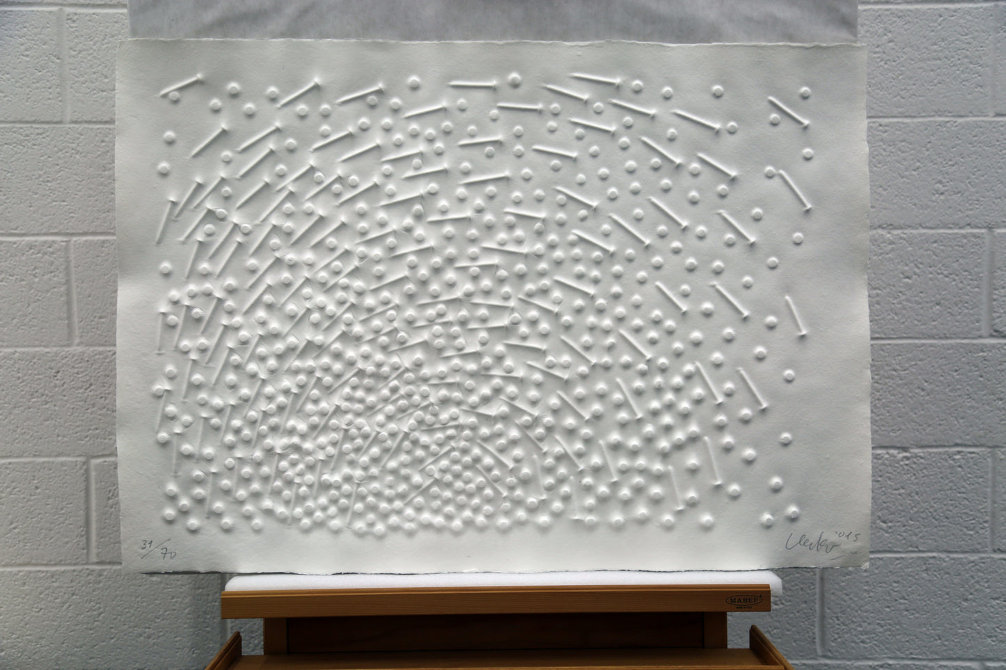 Günther Uecker - Huldigung an Hafez (2015), vollständige Mappe mit 42 Grafiken