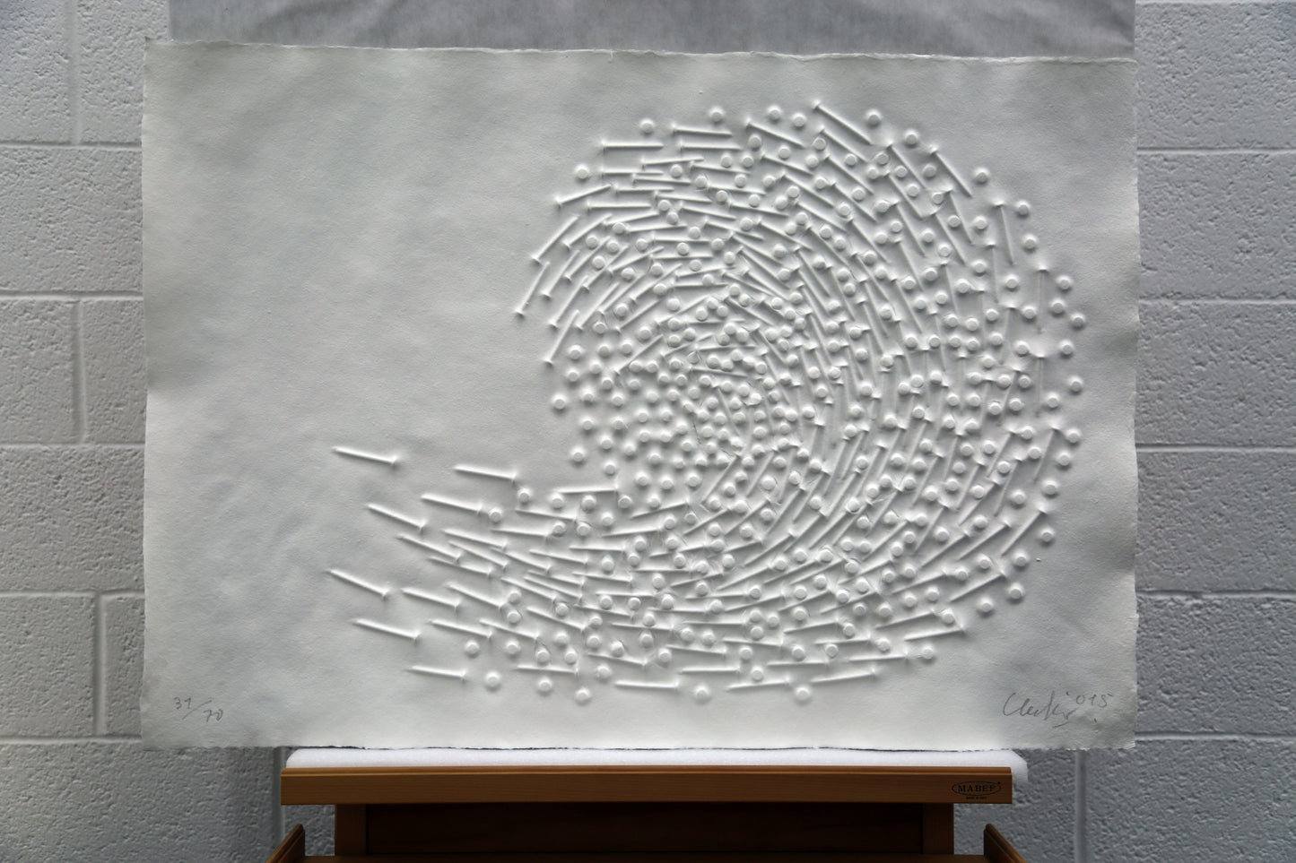 Günther Uecker - Huldigung an Hafez (2015), vollständige Mappe mit 42 Grafiken