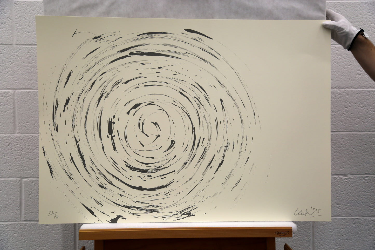 Günther Uecker - Huldigung an Hafez (2015), vollständige Mappe mit 42 Grafiken