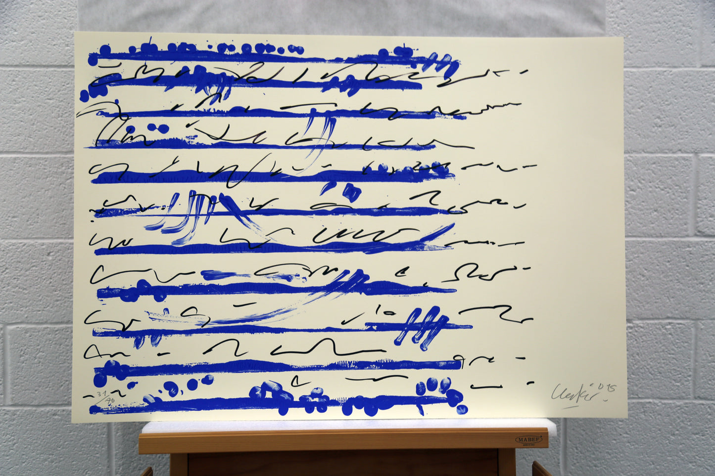 Günther Uecker - Huldigung an Hafez (2015), vollständige Mappe mit 42 Grafiken