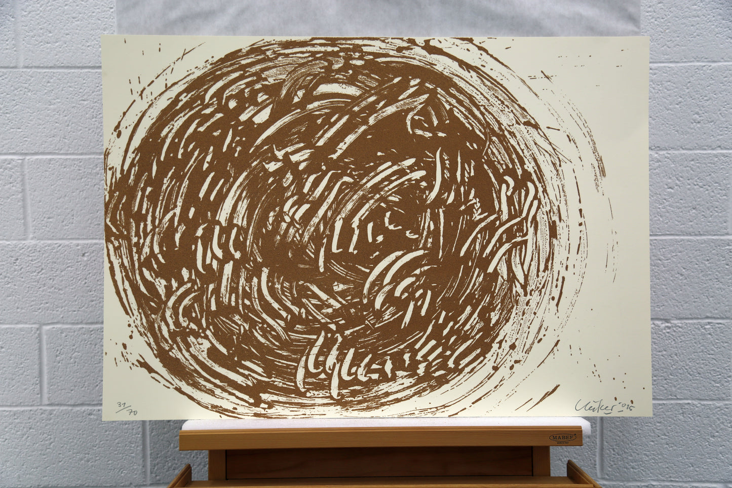 Günther Uecker - Huldigung an Hafez (2015), vollständige Mappe mit 42 Grafiken