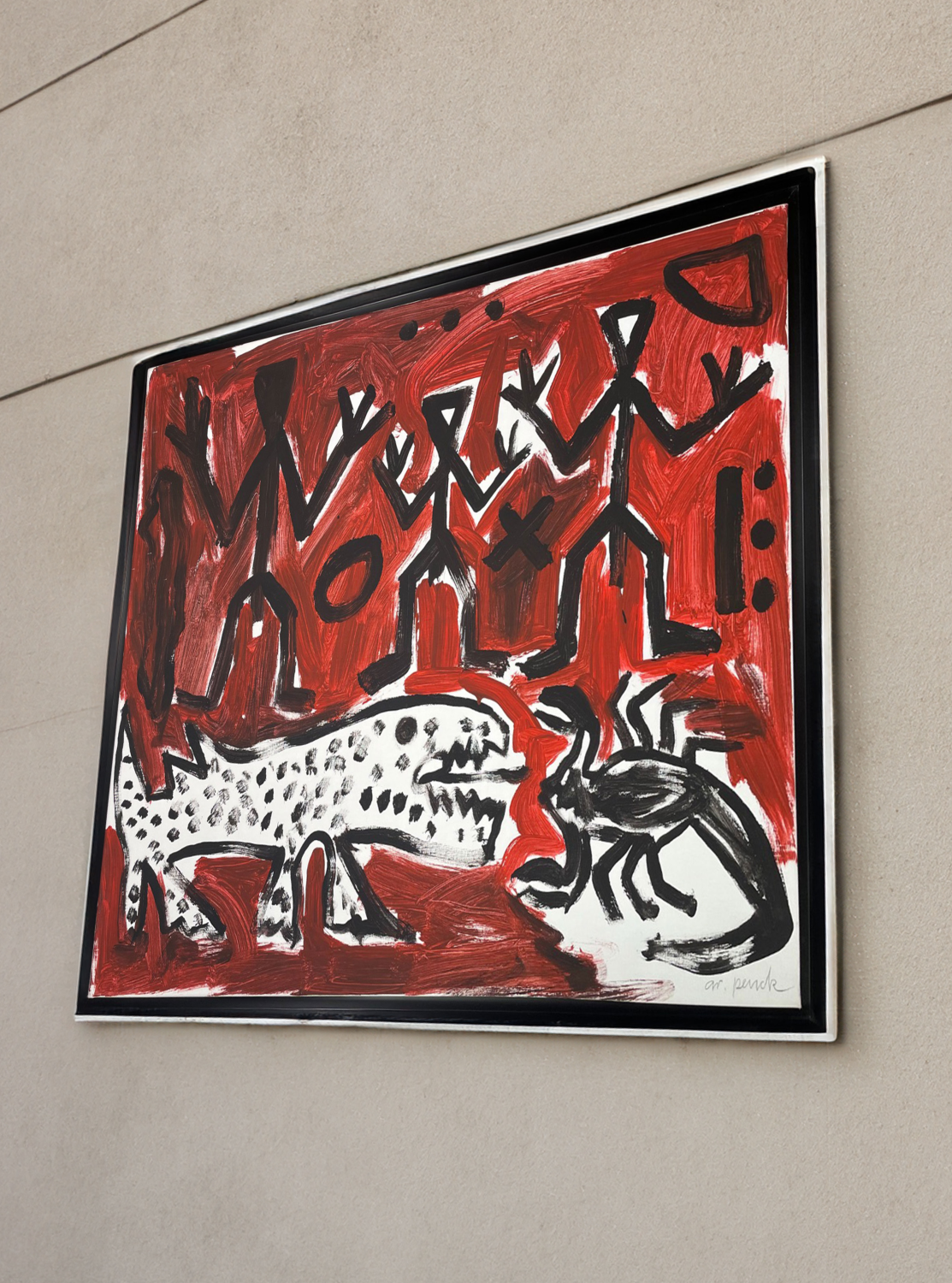 AR Penck - Untitled (Three of Many, 1990)