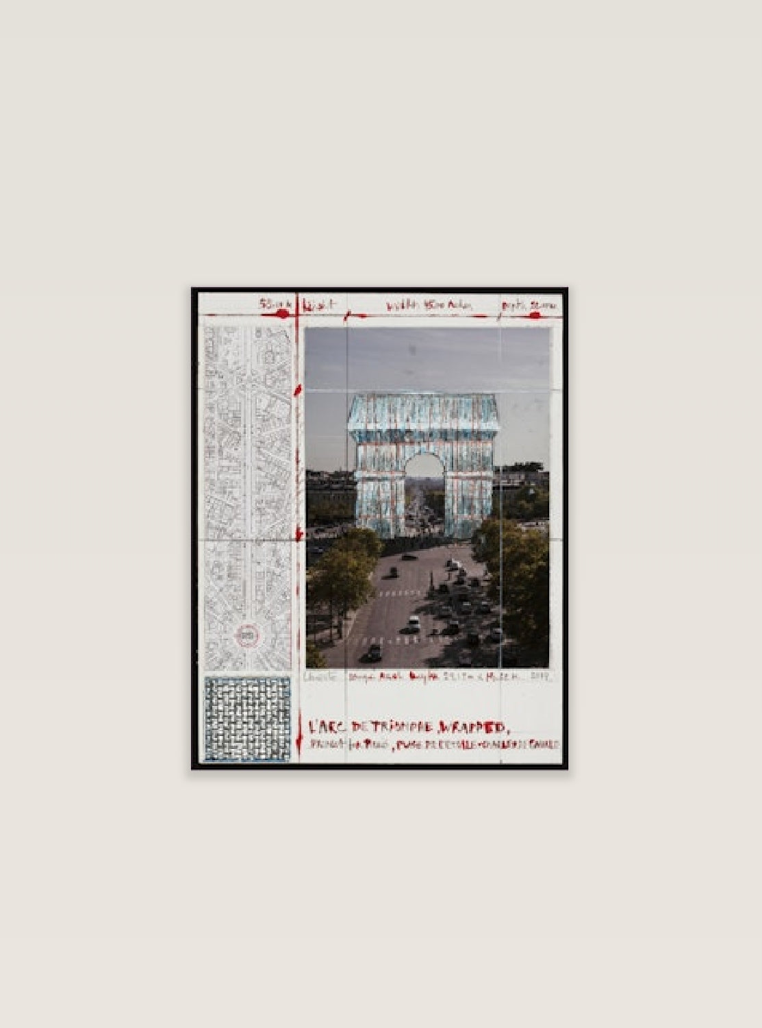 Christo - L'Arc de Triomphe, Wrapped (2019)