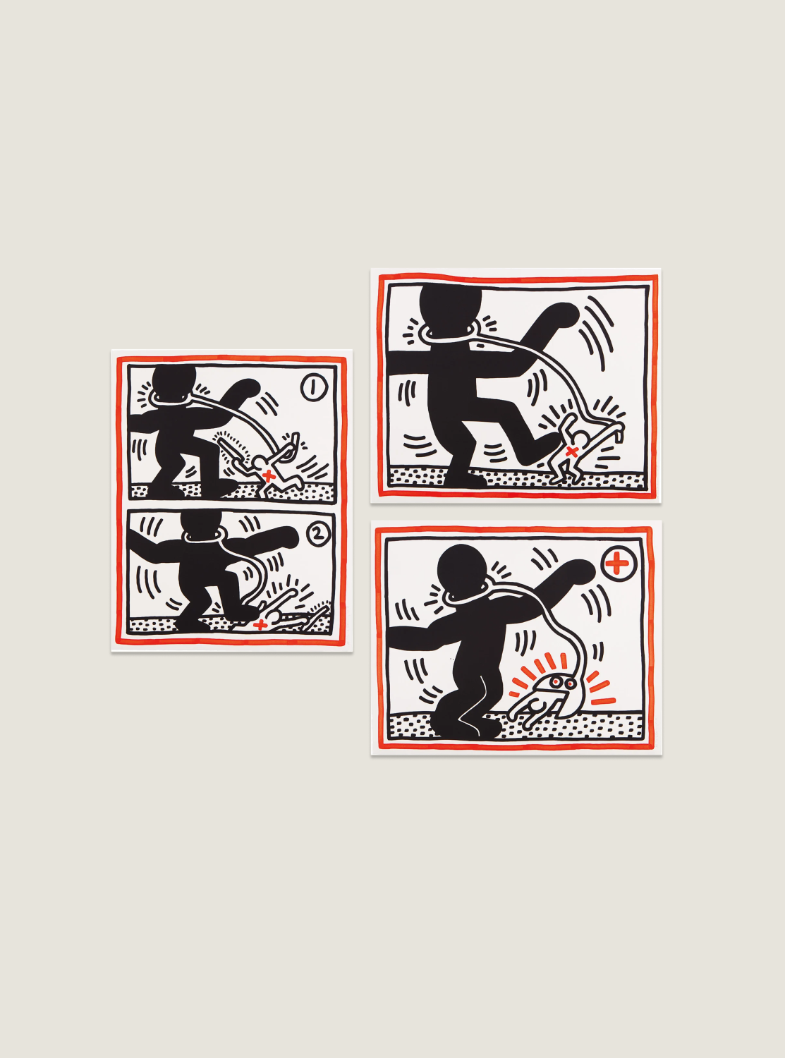 Keith Haring - Untitled (Free South Africa) (1985)