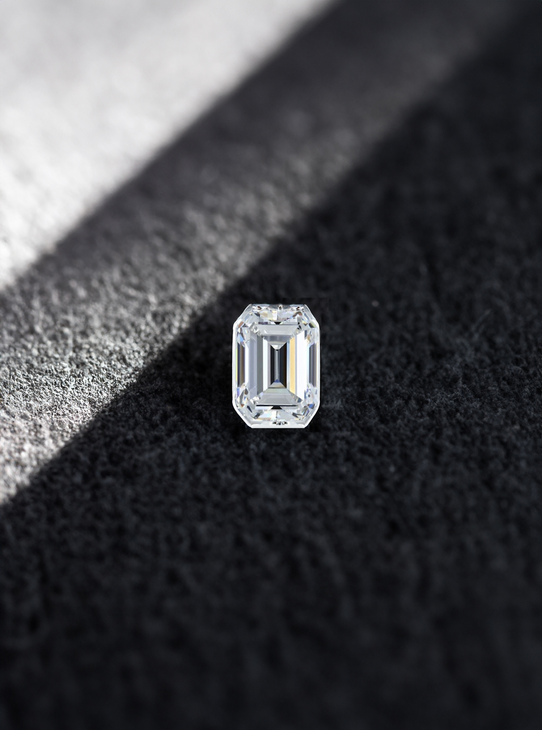 Farbloser Emerald-Diamant in 6,01 Karat