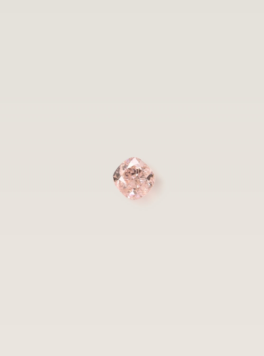 Fancy Pink Diamant, 1,01 Karat in Cushion-Form