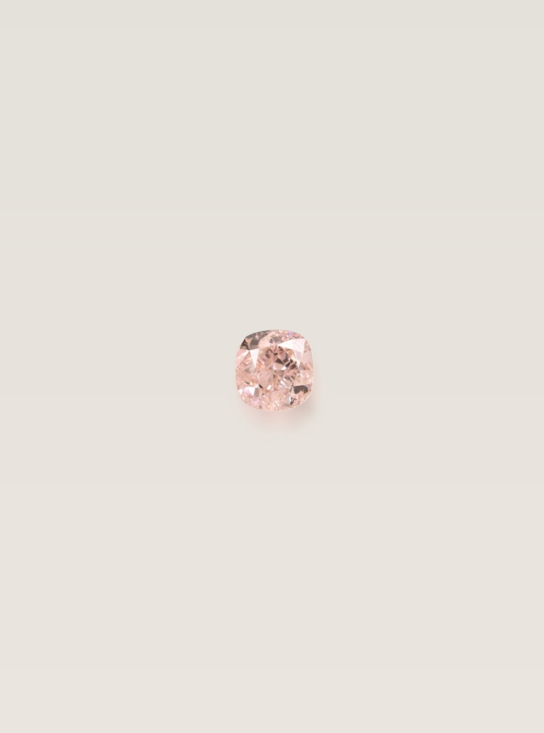 Fancy Pink Diamant, 1,01 Karat in Cushion-Form