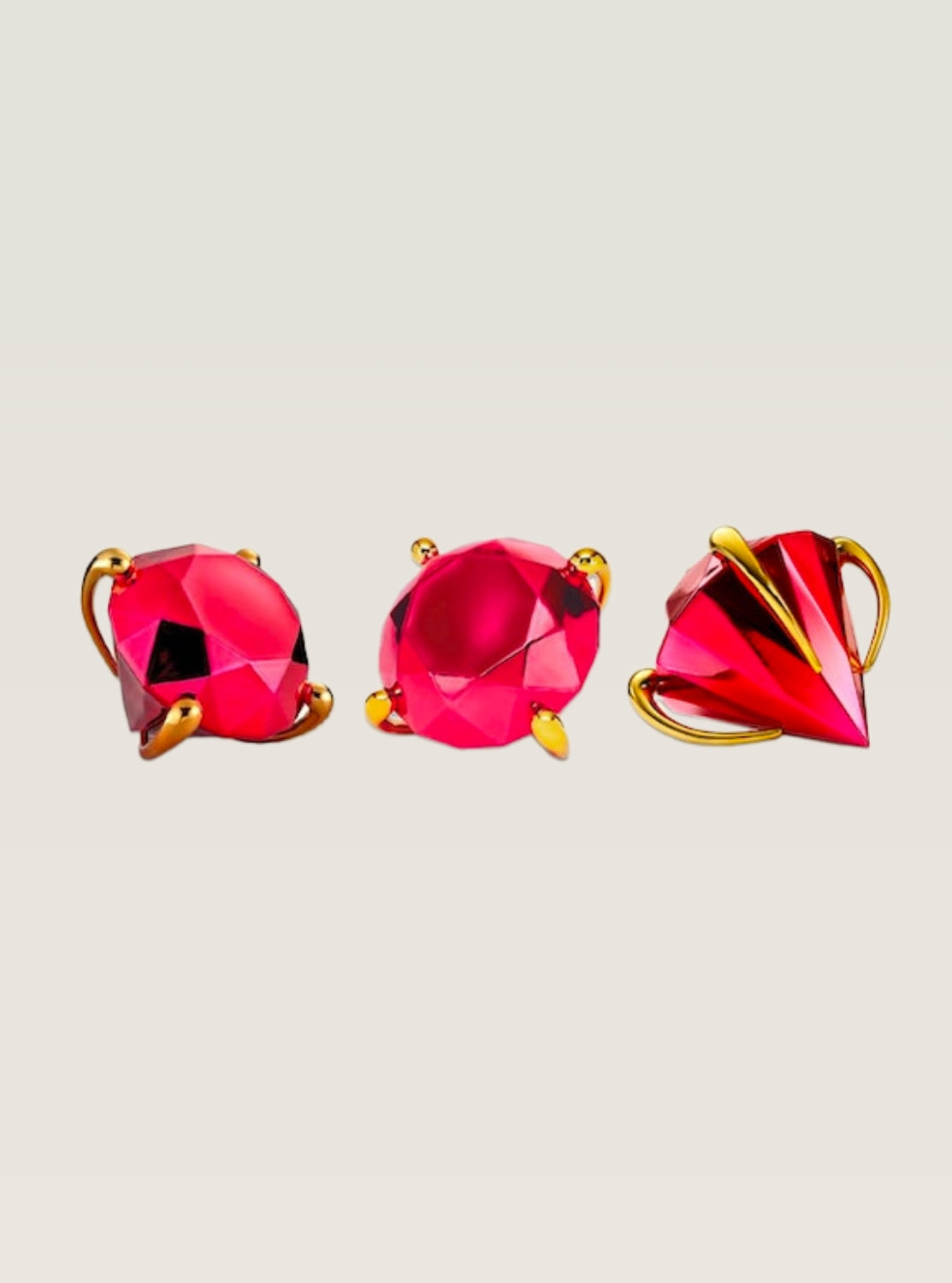 Jeff Koons - Red Diamond Trio (2020)