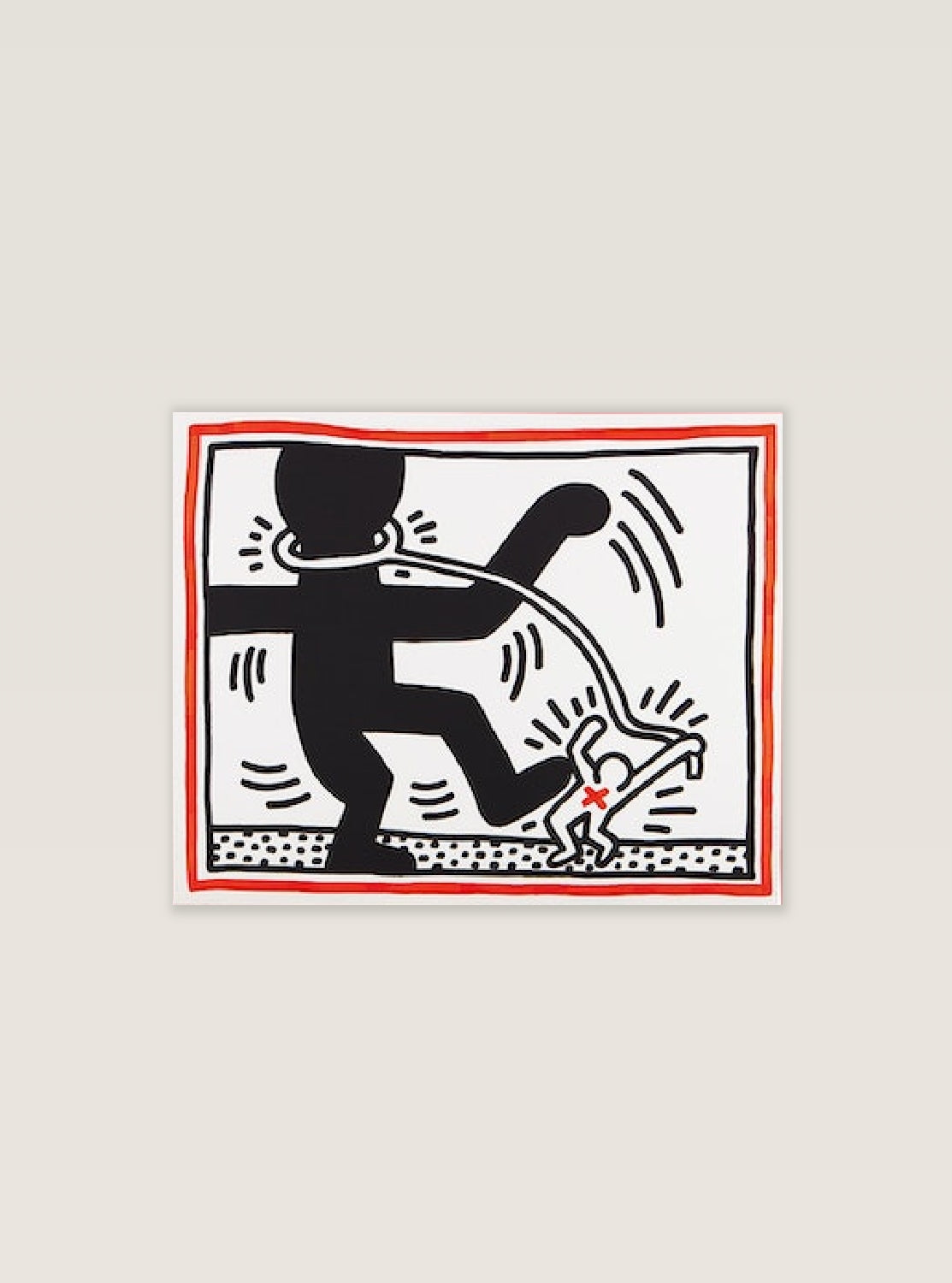 Keith Haring - Untitled (Free South Africa) (1985)