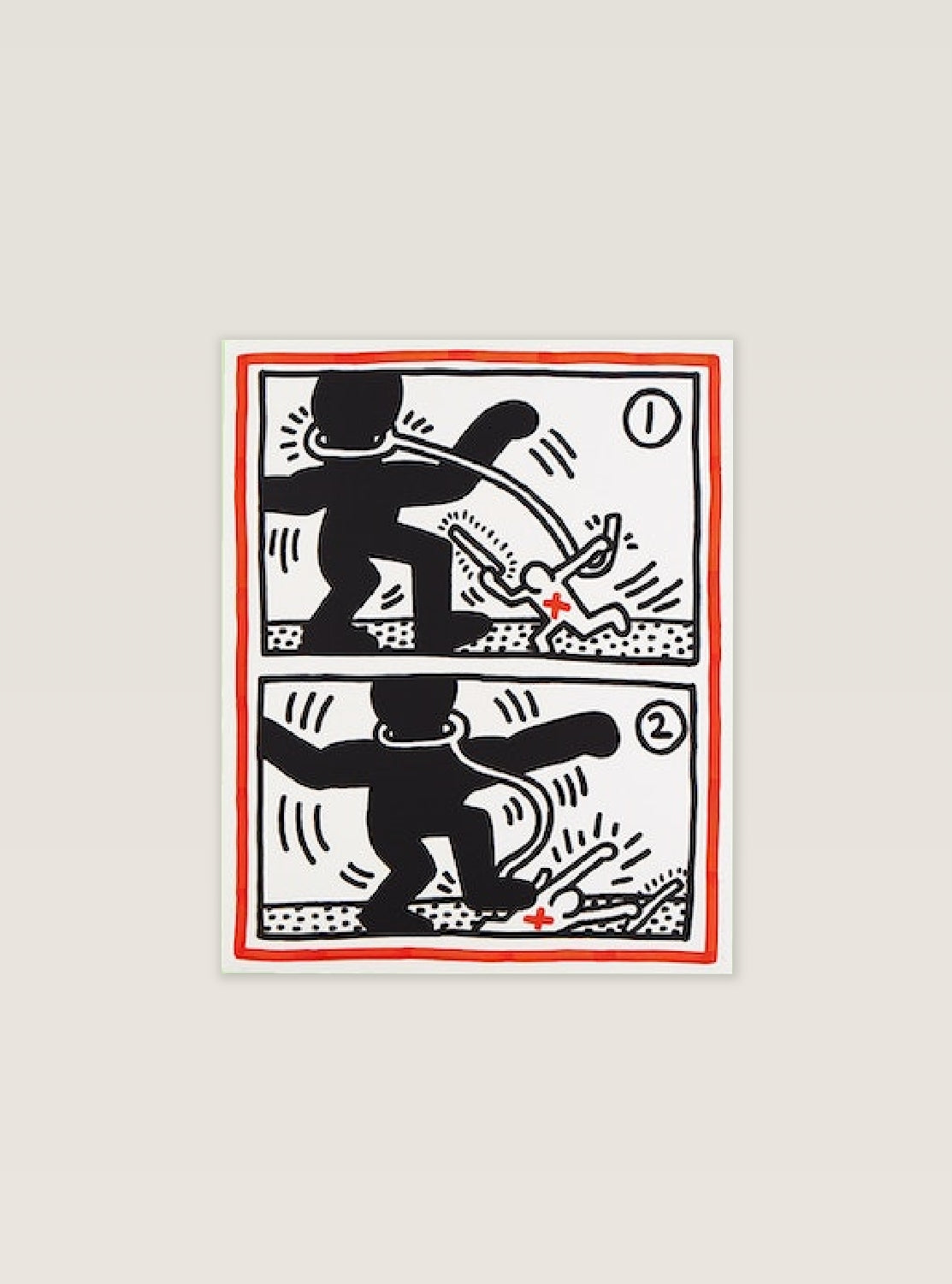 Keith Haring - Untitled (Free South Africa) (1985)