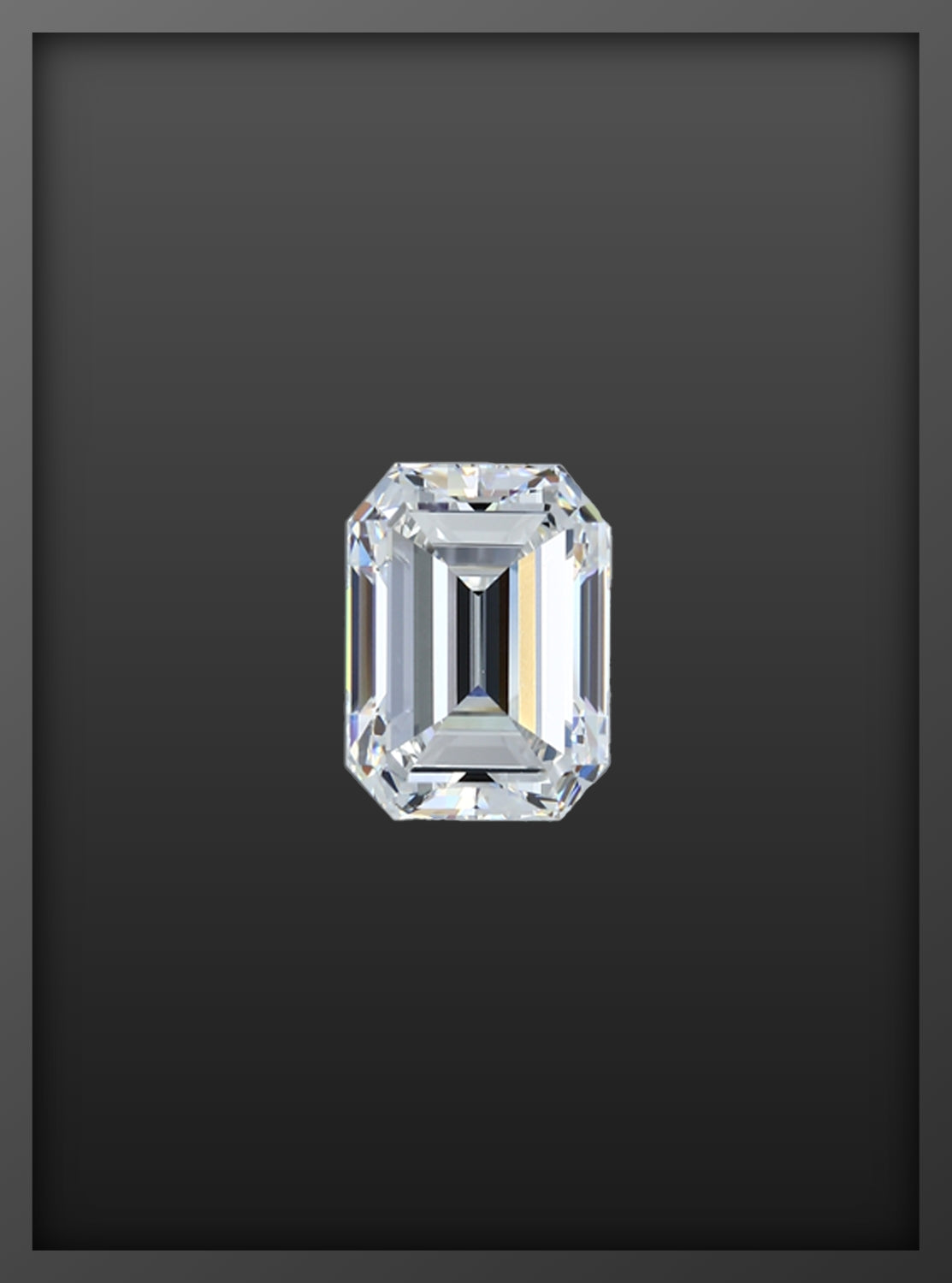 Farbloser Emerald-Diamant in 6,01 Karat