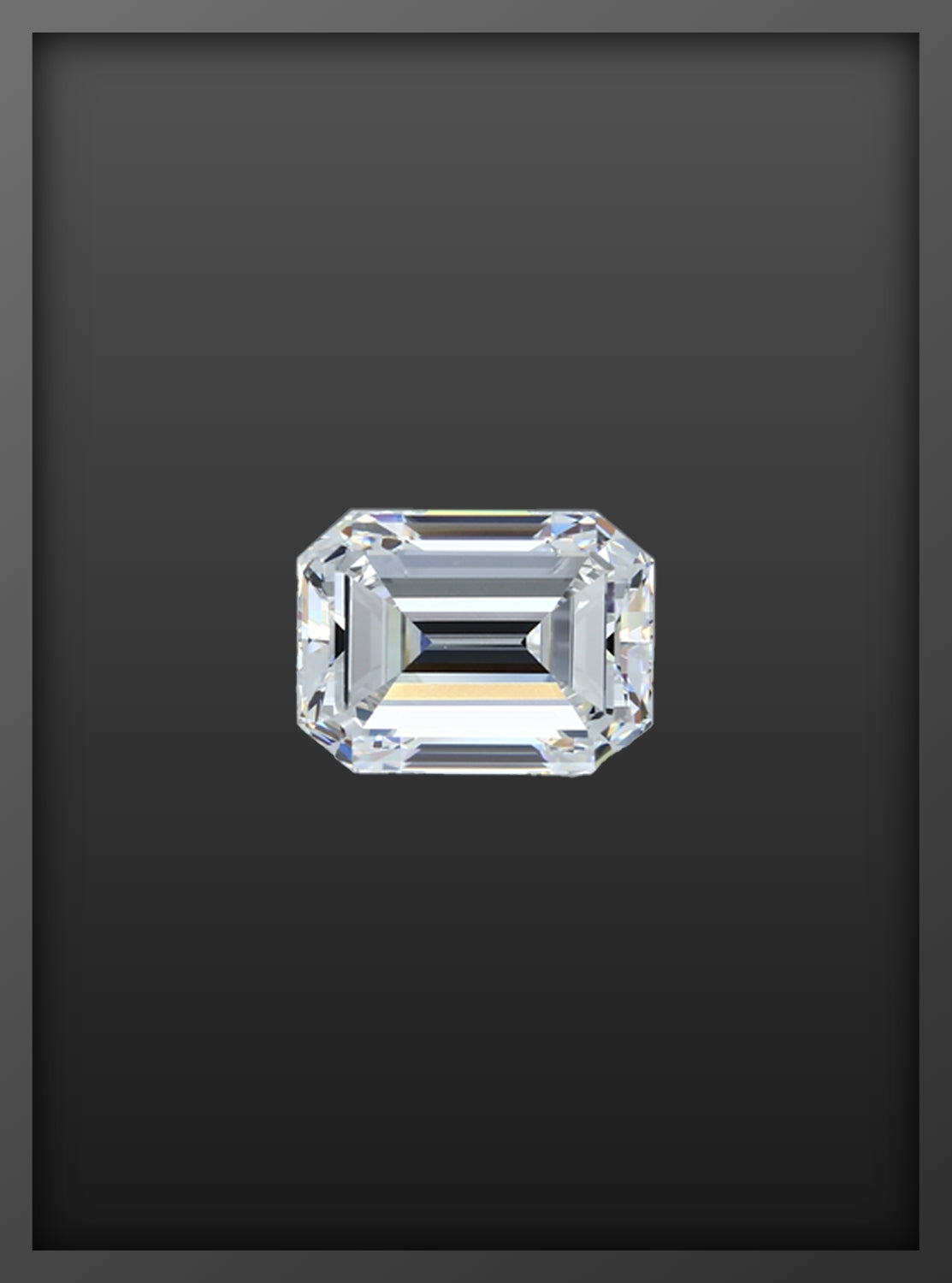Farbloser Emerald-Diamant in 6,01 Karat