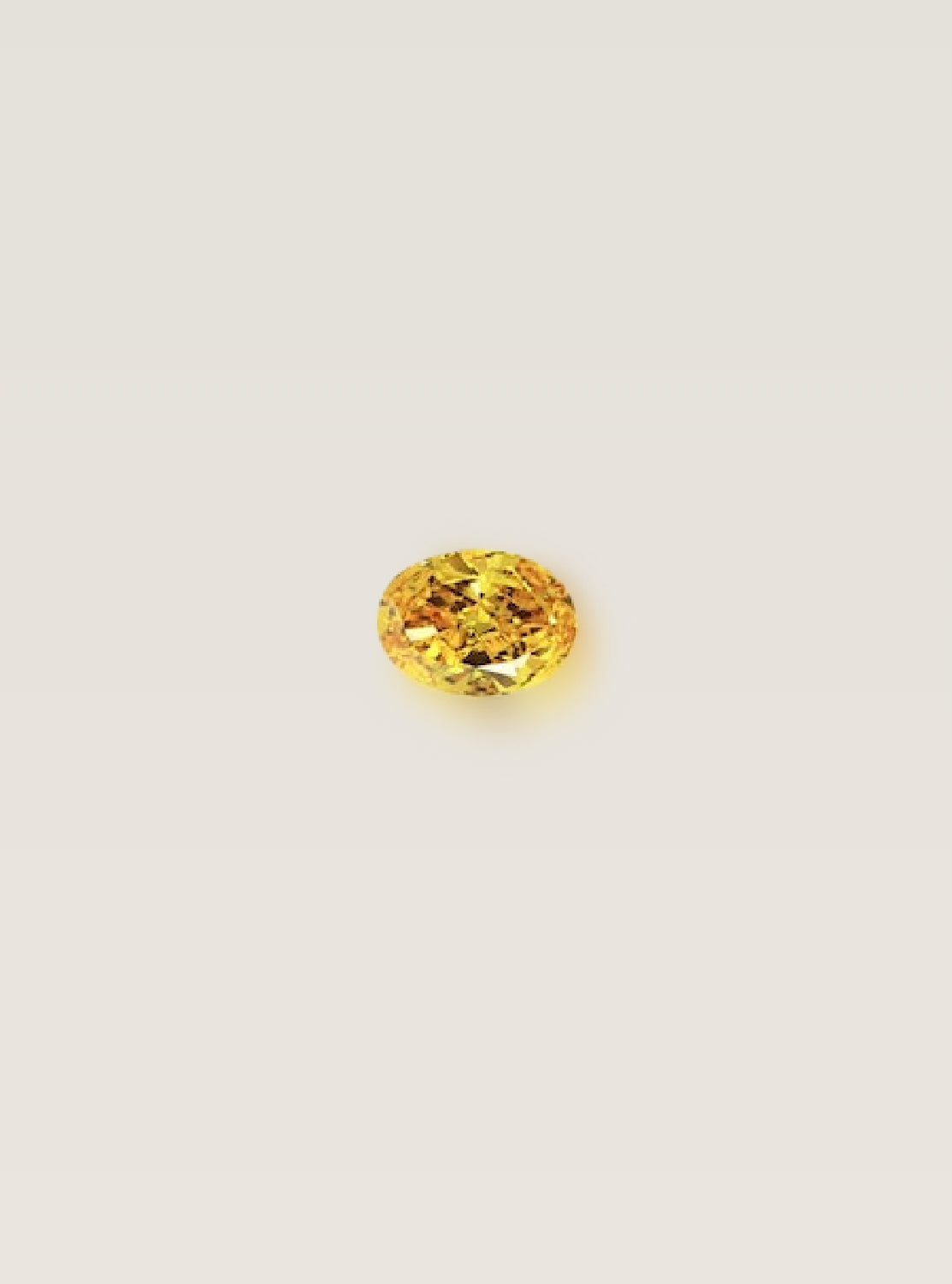 Oval 2.51 carat Fancy Vivid Orange-Yellow Diamond