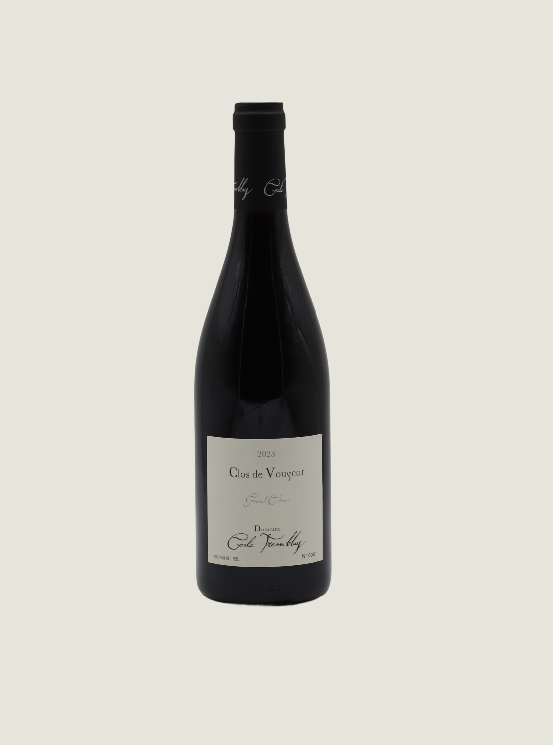 Cécile Tremblay Clos de Vougeot Gr.Cru 2023