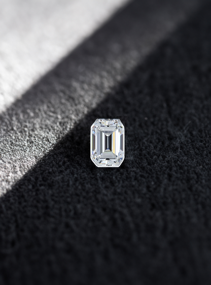 Colorless 6.01 carat emerald
