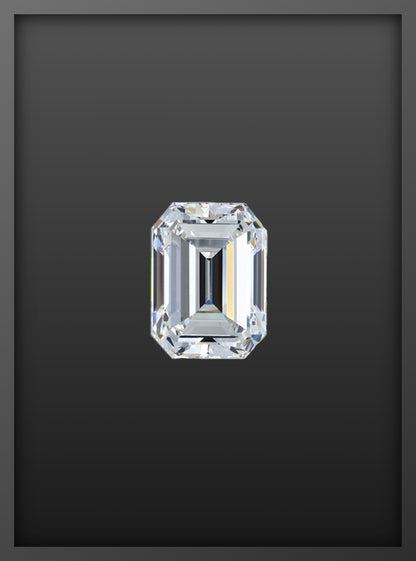 Colorless 6.01 carat emerald