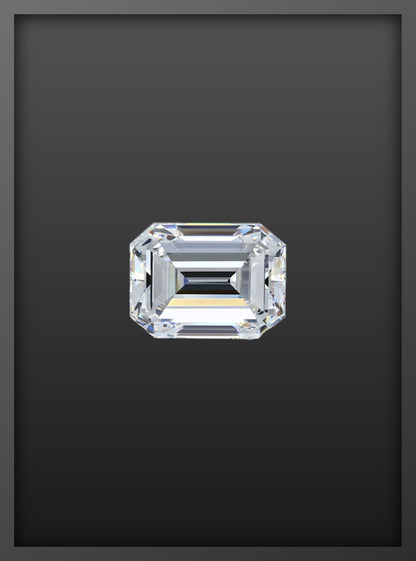 Colorless 6.01 carat emerald
